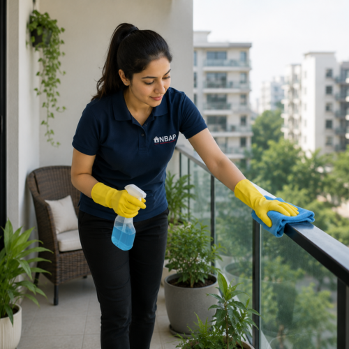 balcony cleaning