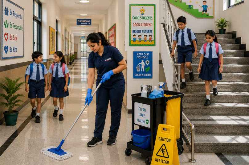 straicase cleaning