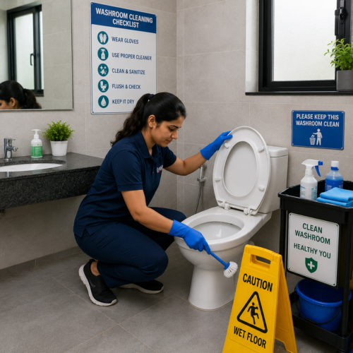 washroom cleaning